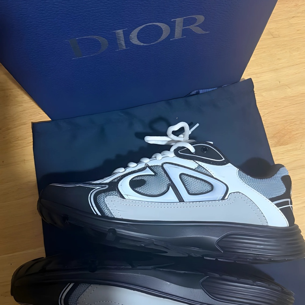 Dior Monochrome Athletic Sneakers